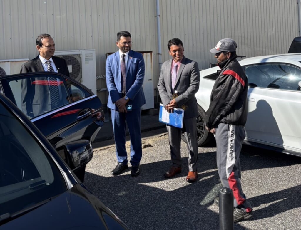 表敬訪問されました