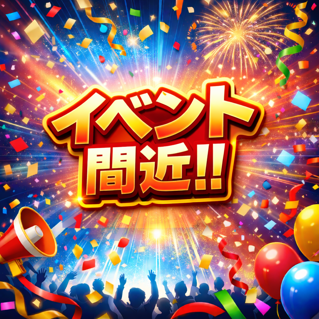 いよいよイベント間近❣️
