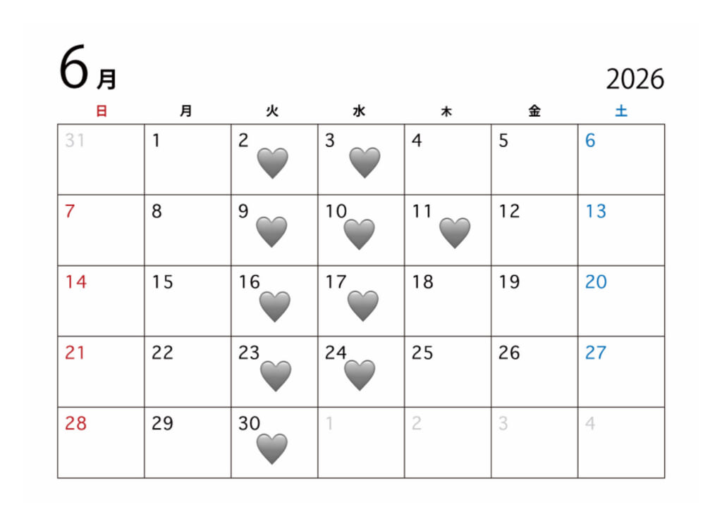 6月
