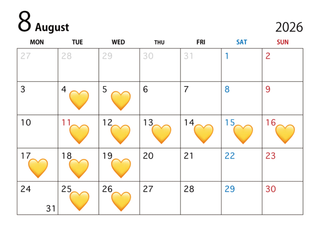 8月